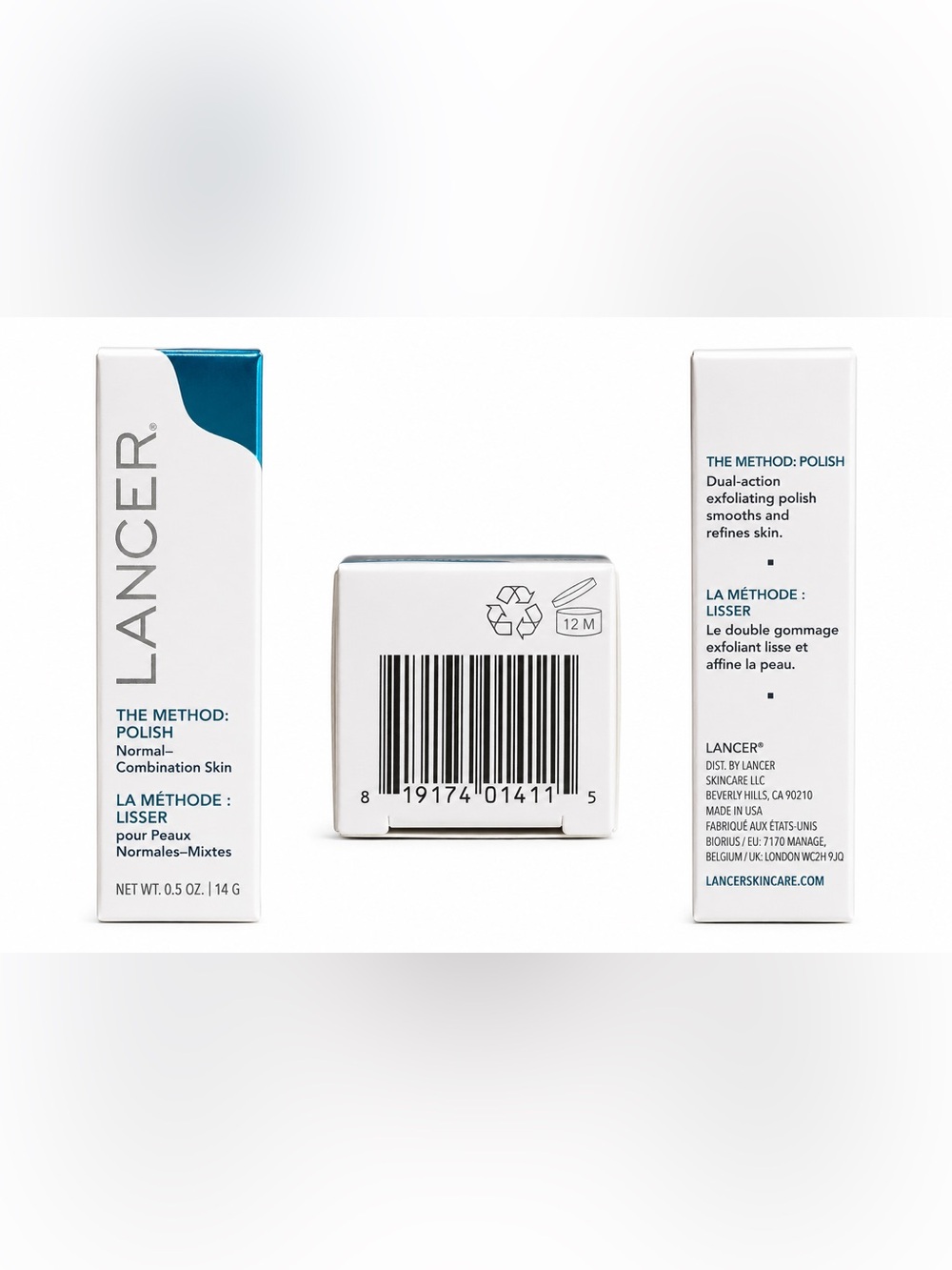 LANCER The Method Polish Normal Combination Skin 0.5 oz NEW